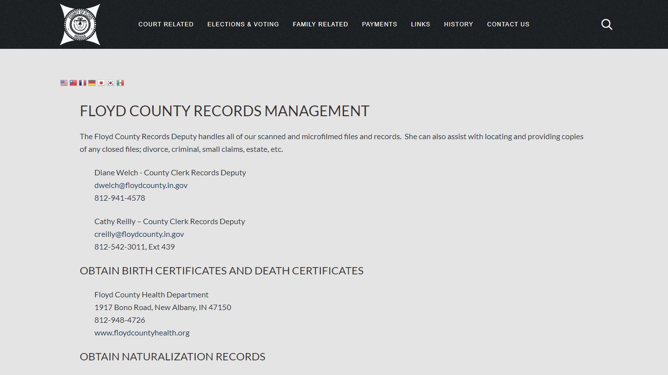 Floyd County Indiana Public Records